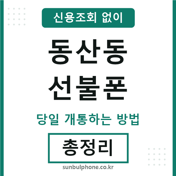 동산동선불폰
