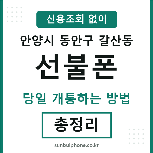 동안구갈산동선불폰