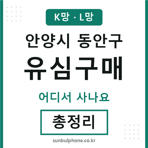 동안구 유심구매