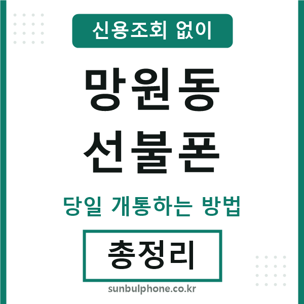 망원동선불폰