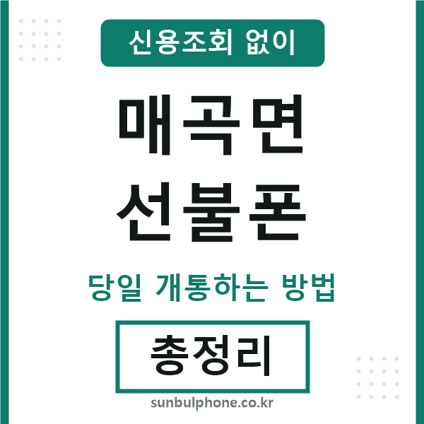 매곡면선불폰