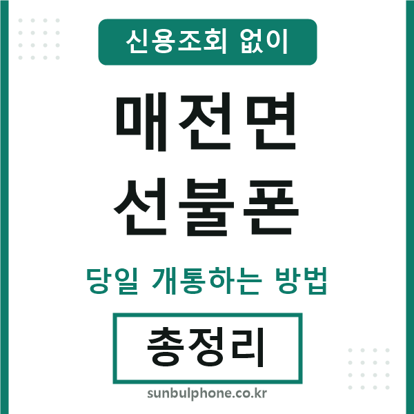 매전면선불폰