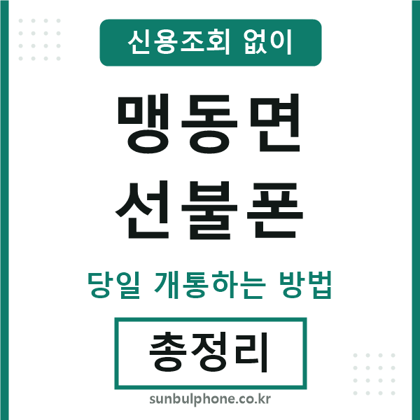 맹동면선불폰