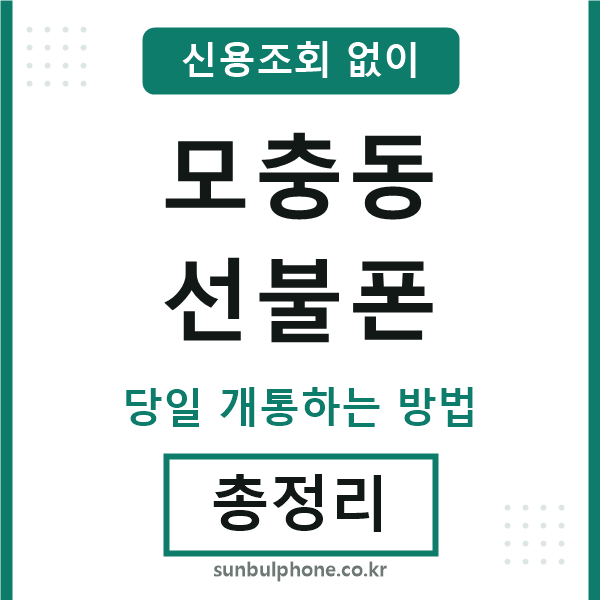 모충동선불폰