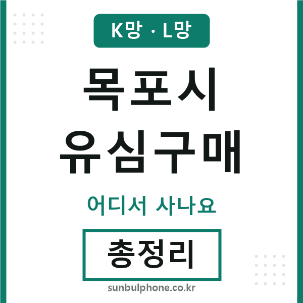 목포시 유심구매
