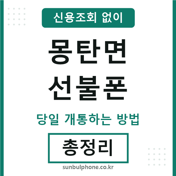 몽탄면선불폰