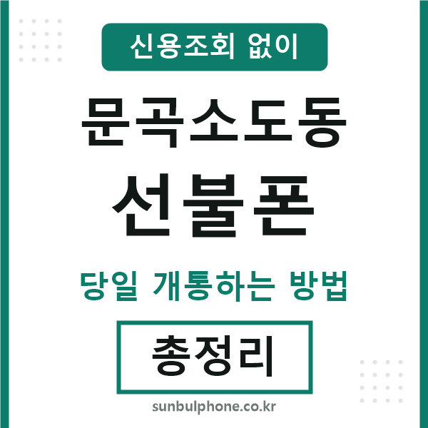 문곡소도동선불폰