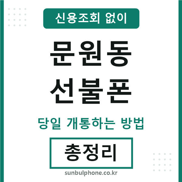 문원동선불폰