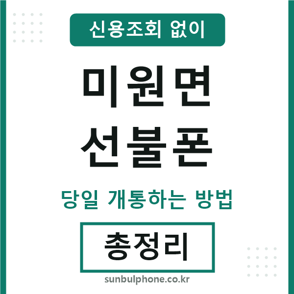 미원면선불폰