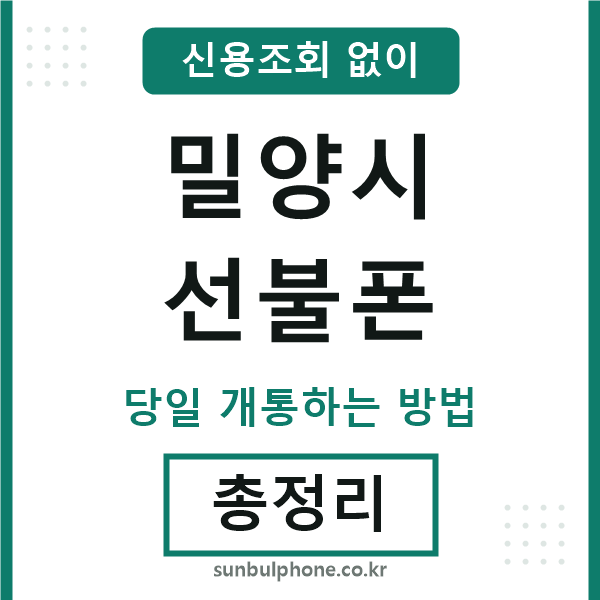 밀양시선불폰
