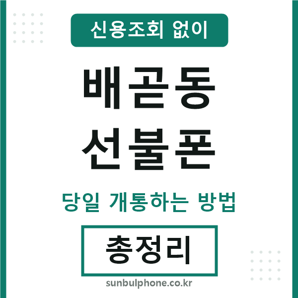배곧동선불폰