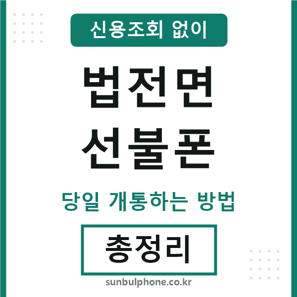 법전면선불폰