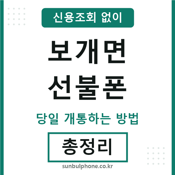 보개면선불폰