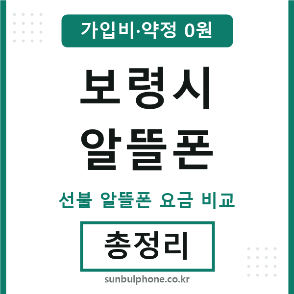 보령시 알뜰폰