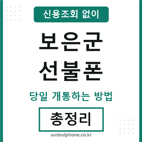 보은군선불폰