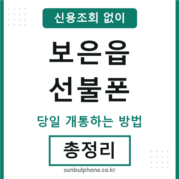보은읍선불폰