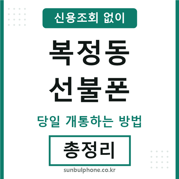 복정동선불폰