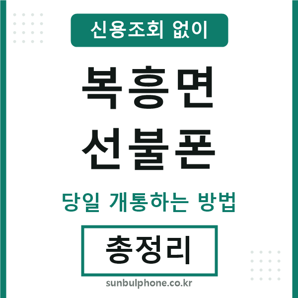 복흥면선불폰