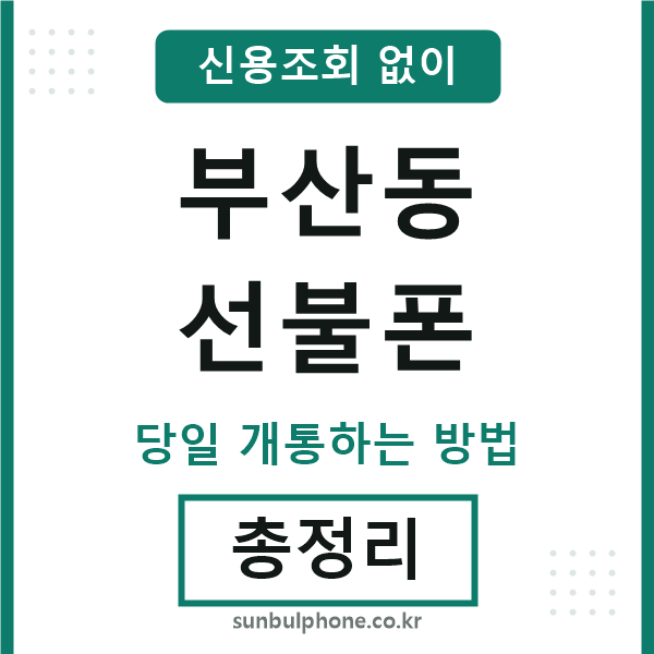 부산동선불폰