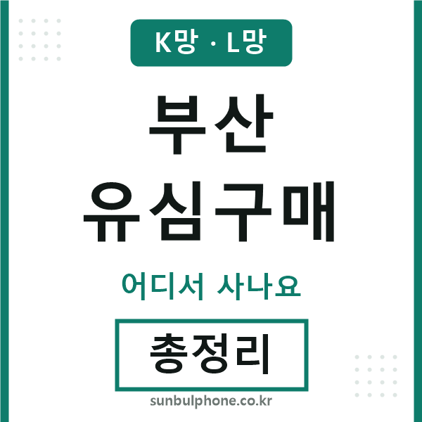 부산 유심구매
