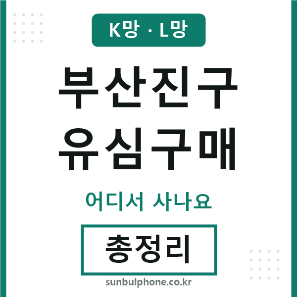 부산진 유심구매