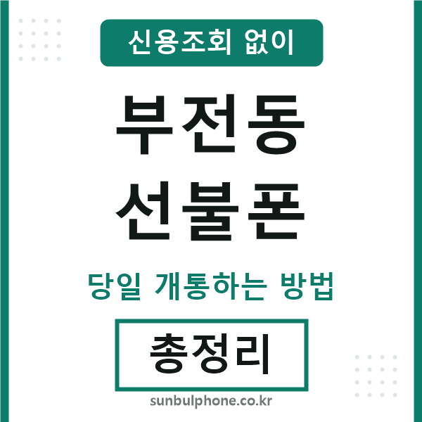 부전동선불폰