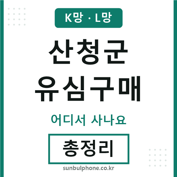 산청군 유심구매