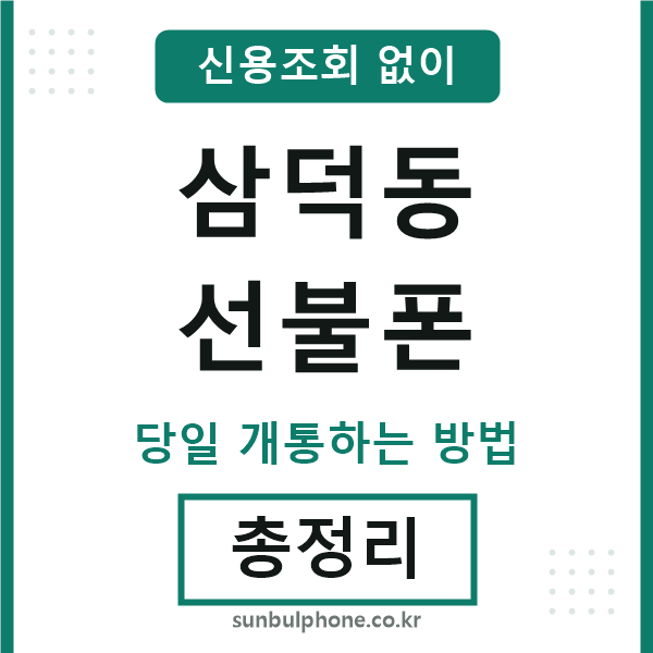 삼덕동선불폰