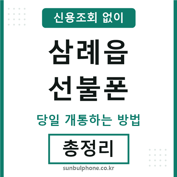 삼례읍선불폰