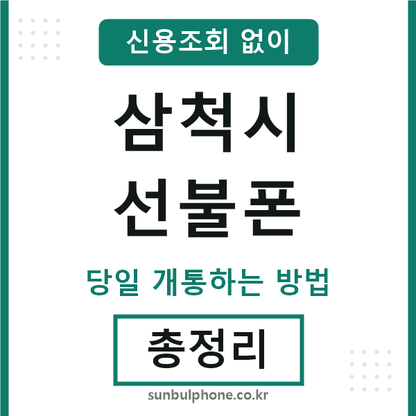 삼척시선불폰