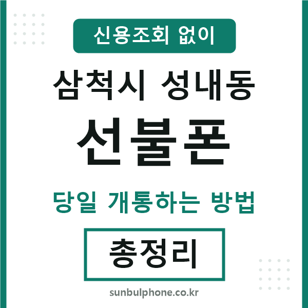 삼척시성내동선불폰