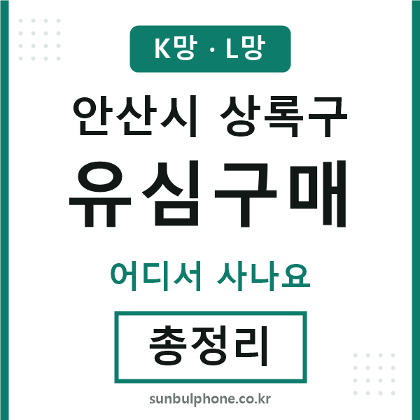 상록 유심구매