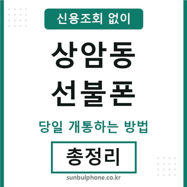 상암동선불폰