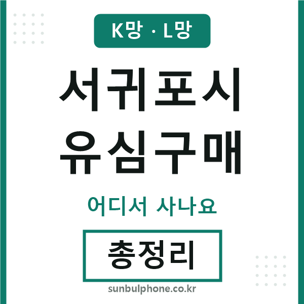 서귀포시 유심구매