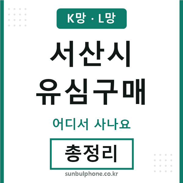 서산시 유심구매