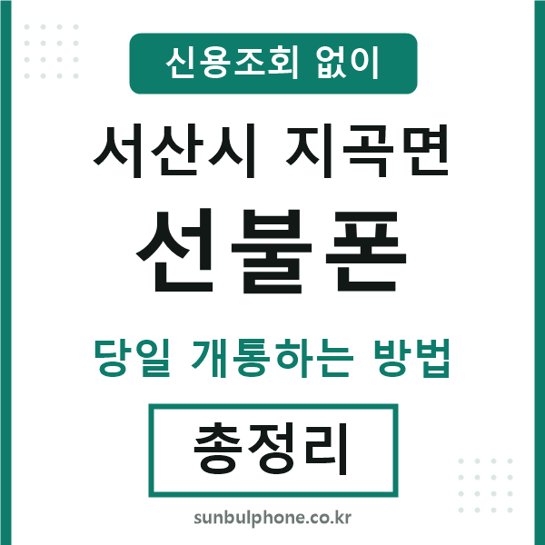 서산시지곡면선불폰