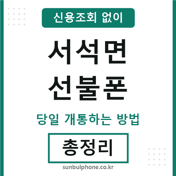 서석면선불폰