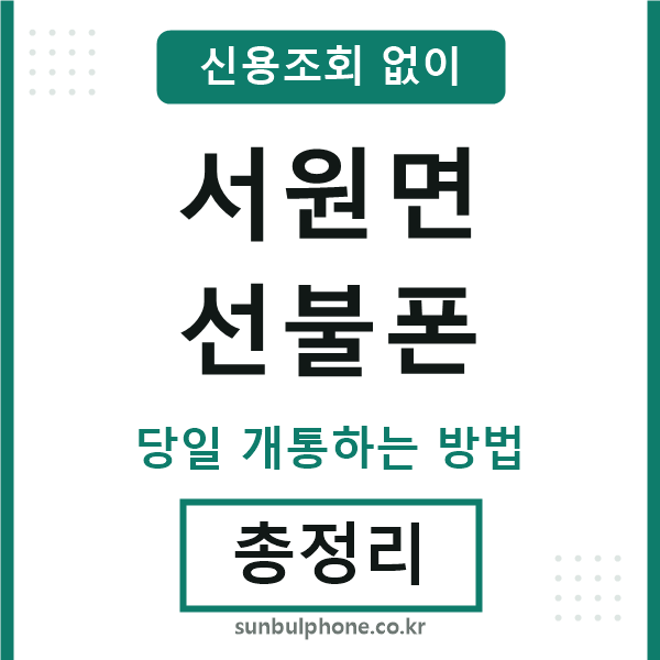 서원면선불폰