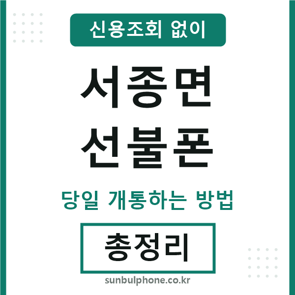 서종면선불폰