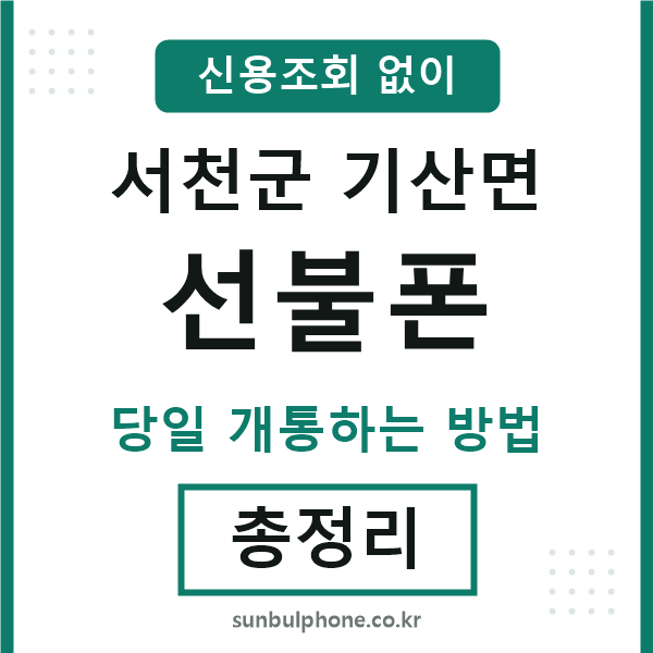 서천군기산면선불폰