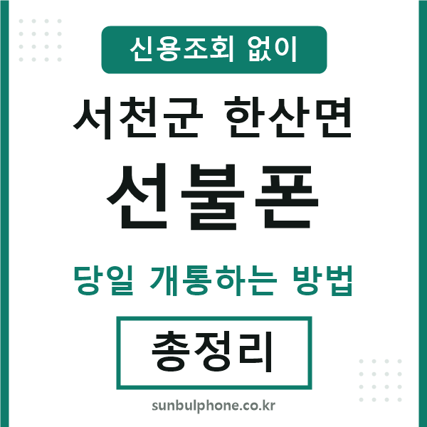 서천군한산면선불폰
