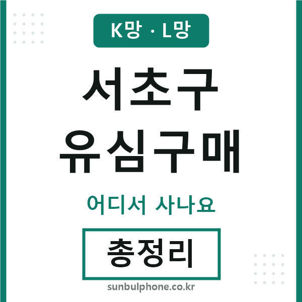 서초구 유심구매
