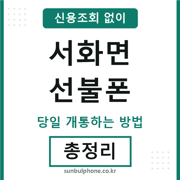 서화면선불폰