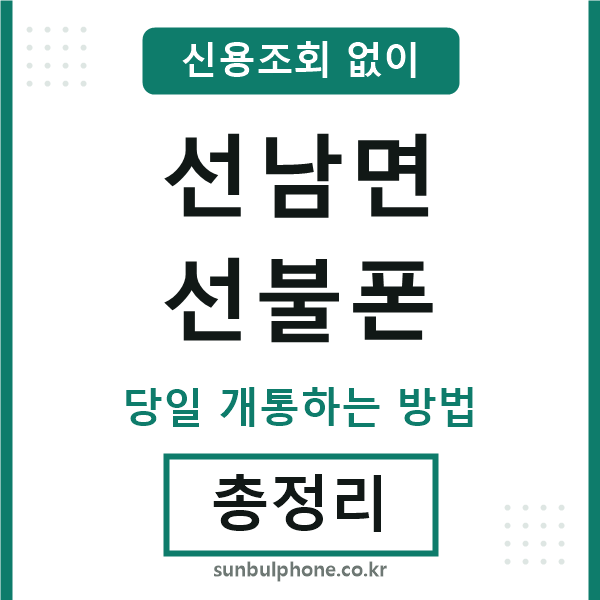 선남면선불폰