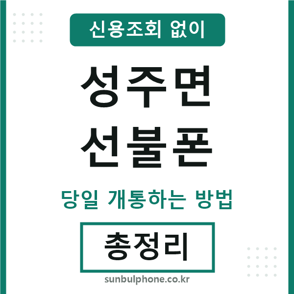 성주면선불폰