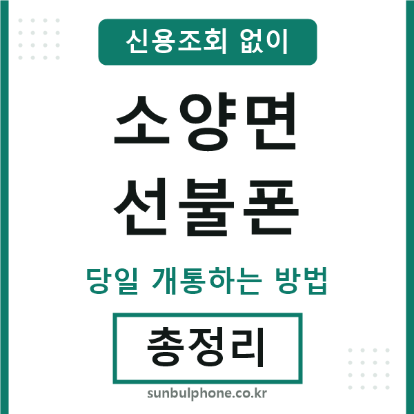 소양면선불폰