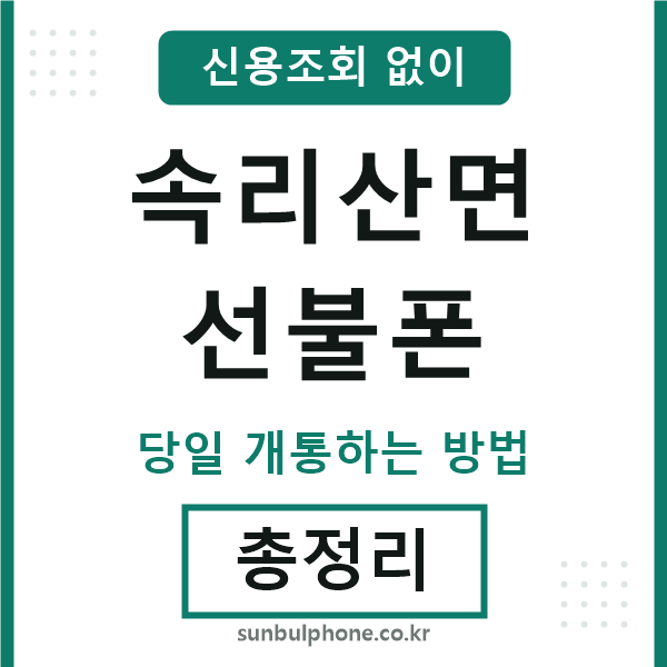 속리산면선불폰