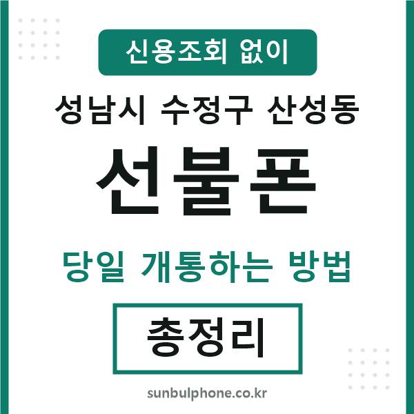 수정구산성동선불폰