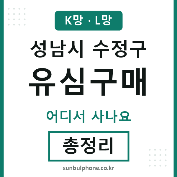 수정구 유심구매