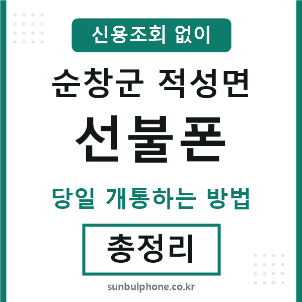 순창군적성면선불폰